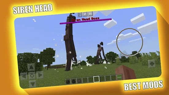 Скачать Siren Head Mod for Minecraft PE - MCPE [Неограниченные функции] версия 2.1.5 apk на Андроид