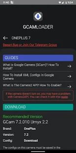 Скачать GCam Loader [Полный доступ] версия 1.5 apk на Андроид
