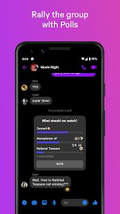 Скачать Messenger — бесплатные видеосвязь и сообщения [Без Рекламы] версия Зависит от устройства apk на Андроид