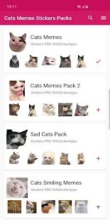 Скачать Новые смешные наклейки мем кошки WAStickerApps [Разблокированная] версия 1.5.1 apk на Андроид