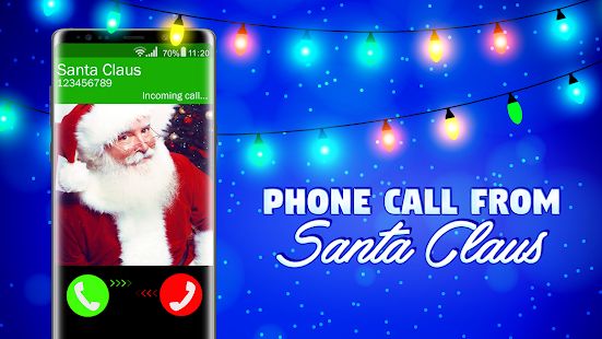 Скачать Ответ на звонок от Деда Мороза (розыгрыш) [Без Рекламы] версия 62.0 apk на Андроид