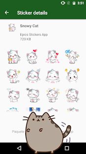 Скачать WAstickerApps коты и котята Наклейки [Встроенный кеш] версия 1.8 apk на Андроид