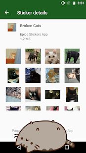 Скачать WAstickerApps коты и котята Наклейки [Встроенный кеш] версия 1.8 apk на Андроид