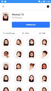 Скачать Memoji Emojis Stickers For WhatsApp WAStickerApps [Разблокированная] версия 1.5 apk на Андроид