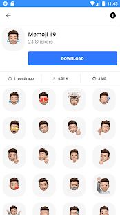 Скачать Memoji Emojis Stickers For WhatsApp WAStickerApps [Разблокированная] версия 1.5 apk на Андроид