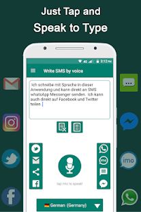 Скачать Write SMS by Voice [Полная] версия 1.9 apk на Андроид