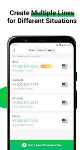 Скачать 2nd Line: Second Phone Number for Texts & Calls [Встроенный кеш] версия 1.0.7 apk на Андроид
