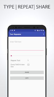 Скачать Text Repeater [Встроенный кеш] версия 1.0 apk на Андроид