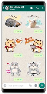 Скачать WAStickerApps кошачий мем, каваий кот наклейки [Встроенный кеш] версия 2.0 apk на Андроид