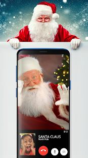 Скачать Санта-Клаус видео звонок (розыгрыш) [Полная] версия 2.0 apk на Андроид