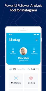 Скачать InLog - Кто смотрел мой профиль Instagram [Встроенный кеш] версия 1.0 apk на Андроид