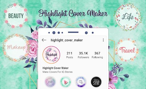 Скачать Highlight Cover Maker - Covers For Instagram Story [Без кеша] версия 1.0.3 apk на Андроид