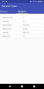 Скачать Camera2 API Probe [Без Рекламы] версия 0.9.20 apk на Андроид
