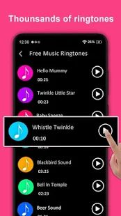 Скачать Бесплатные музыкальные мелодии [Встроенный кеш] версия 1.15 apk на Андроид