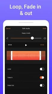 Скачать Добавить музыку в видео [Неограниченные функции] версия 2.7 apk на Андроид