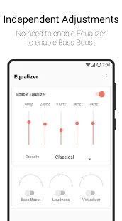 Скачать Flat Equalizer - Bass Booster & Volume Booster [Встроенный кеш] версия Зависит от устройства apk на Андроид