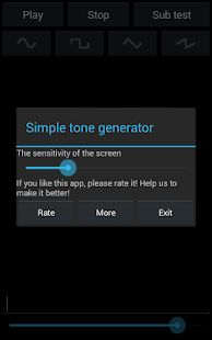Скачать Простой генератор звука [Без кеша] версия 1.20 apk на Андроид