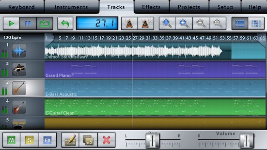 Скачать Music Studio Lite [Полная] версия 2.1.2 apk на Андроид