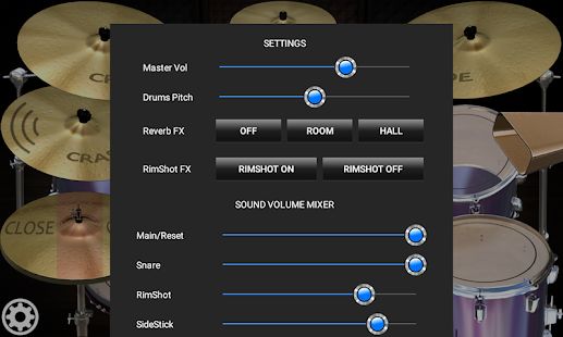 Скачать Simple Drums Rock - Симулятор барабанов [Полный доступ] версия 1.6.4 apk на Андроид